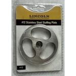Lincoln Outfitters #12 Stainless Steel Stuffing Plate For Meat Grinder. Fixed Price $7.99.
