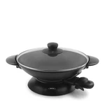 Aroma Housewares AEW-306 Electric Wok With Tempered Glass Lid Easy Clean. Fixed Price $111.14.