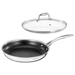 Pan 12 Inch Hybrid Ceramic Nonstick Tempered Glass Lid Deluxe Fry Safe. Fixed Price $299.99.