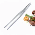 Afwqm 12 Inch Stainless Steel Precision Kitchen Tweezers Professional Chefgr.... Fixed Price $12.35.