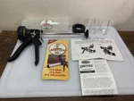 Lem Jerky Gun Kit With Round And Flat Nozzles W/ Instruction Books. Fixed Price $21.35.