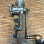 Vintage Griswold No. 2 Meat Grinder/ Chopper Hand Crank Made U.s.a Patent. Fixed Price $35.00.