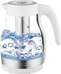 Brentwood KT-1962W: 1.7 Electric Glass Kettle With Tea Infuser White. Fixed Price $34.19.