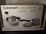 Cuisinart Stainless Steel Food Mill 2.3 Qt.. Fixed Price $39.99.