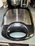 Hamilton Beach 4 Square Nonstick Waffle Maker, Black. Model 26020. Fixed Price $20.00.