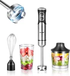 Immersion Hand Blender, Brushed Stainless Steel, Multipurpose Stick With. Fixed Price $82.99.