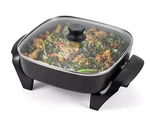 Elite Cuisine Electric Skillet 12X12 Ceralast Ceramic Nonstick Pan. Fixed Price $35.55.