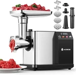 Meat Grinder Electric 3000W Max With Touch Color Screen, Auto-reverse & Built-in. Fixed Price $161.07.