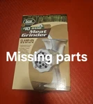 Lem #10 Cast Iron Clamp-on Manual Hand Meat Grinder Used For Parts Read. Fixed Price $16.00.