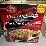 Betty Crocker BC-2958CR Electric Pizza Maker Plus 1440 Watts, Red. Fixed Price $26.95.