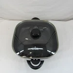 Rival Non-stick Model S11P Skillet Matte Black With Glass Lid And Controller. Fixed Price $20.00.