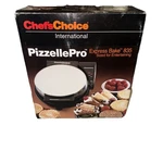 Chef Schoice Pizzellepro Express Bake 835 Non-stick 3-SLICE Maker -.... Fixed Price $45.50.