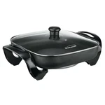 Brentwood 12-IN. 1,300-WATT Nonstick Electric Skillet With Glass Lid, SK-65PT. Fixed Price $62.60.