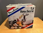 Moulinex La Boucherie Culinary Workshop Food Processor Meat Grinder Complete. Fixed Price $57.00.