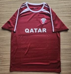 Qatar Soccer Jersey Xl Maroon White Qfa Crest Used Very Clean National Team Kit. Fixed Price $35.99.