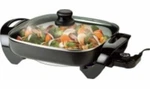Brentwood Electric Skillet - 12" Width X Length (SK65 47). Fixed Price $50.97.