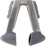Spoon & Strain Tongs With Gravity Open Close Operation, 12", Gray. Fixed Price $18.09.