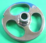 #22 Kidney Plate For Stuffing Sausage With Your Meat Grinder. Stainless Steel. Fixed Price $29.75.
