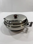 Vintage Jc Penney Mcm Electric Skillet 12 With Dome Lid Wood Handles Tested. Fixed Price $52.99.
