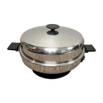Vintage Sears Counter Craft Stainless Steel 12" Electric Skillet W/lid #67165650. Fixed Price $60.00.