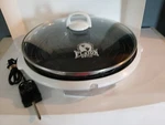 George Foreman Fusion Indoor Grill By Salton Countertop Electric GR70WHT Works. Fixed Price $50.99.