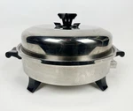 Vintage Health Craft K7273 Stainless 12" Electric Skillet Complete Made Usa!. Fixed Price $76.46.