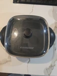 Nib Black & Decker Electric Skillet SK1212B Nonstick Glass Lid. Fixed Price $42.00.