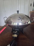 Farberware Electric Wok Model 303 14" Pan Fryer Cooker Cord Control Works Tested. Fixed Price $30.00.