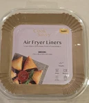 Cook Savvy Air Fryer Liners 150 Pack Brown Non-stick Parchment 7.9 X 1.8. Fixed Price $12.99.