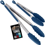 Gorilla Grip Stainless Steel Heat Resistant Kitchen Tongs For Cooking, 9 + 12.... Fixed Price $29.92.