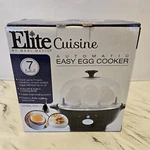 New Elite Platinum Stainless Steel Easy Egg Cooker Model EGC-207B Omelet Maker. Fixed Price $18.52.