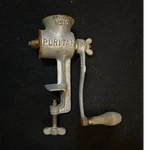 Antique Puritan No. 10 Manual Hand Crank Clamp-on Cast Iron Grinder. Fixed Price $18.00.