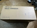 Keenstar 450W Electric Meat Grinder With Blades, Plates, Sausage & Kubbe Kit. Fixed Price $45.00.