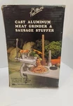 Hand Meat Grinder Sausage Stuffer Venison Chef Paul Murre Cast Aluminum Hunter. Fixed Price $35.99.