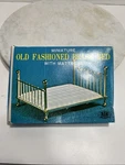 Vtg Chadwick Miller Doll House Miniature Brass Bed New Box #7275 1970'S. Fixed Price $32.57.