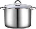 Cook Home Stockpot With Lid, Basics Stainless Steel Soup Pot, 16-QUART Silver. Fixed Price $82.06.