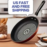 Professional Non-stick Frying Pan Ceramic Coating Skillet Cookware Diamond Desig. Fixed Price $19.67.
