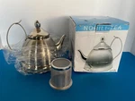 Nobili-tea 1 Qt Stainless Kettle W/infuser Basket(for All Cooktops. Fixed Price $35.00.