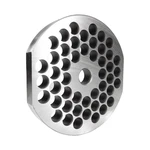 #32 Plate With 3/8" Holes And Flat Edges. Fits Butcher Boy Grinders. Fixed Price $60.00.