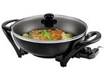 Ovente Electric Wok Nonstick Coating 13 Inch Family-sized Skillet 1400W Adjustab. Fixed Price $74.70.