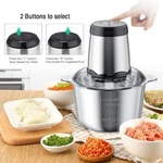 300W Electric Food Chopper Stainless Steel Processor Meat Grinder Mixer. Fixed Price $23.98.