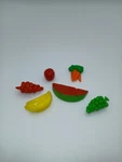 Vtg Barbie Much To Do Supermarket Food Accessories Fruits Veggies Meat Seafoo. Fixed Price $39.99.