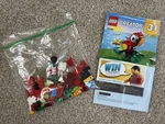 Lego Creator 3IN1: Tropical Parrot (30581) Complete With Manual. Fixed Price $6.97.