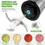 Homgeek Food Processor, Mini Meat Grinder For Sausage Stuffer, Chopper With. Fixed Price $50.00.