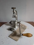 Vintage Universal Food & Meat Chopper Grinder Cast Iron Hand Crank. Fixed Price $34.00.
