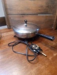 Farberware Electric Skillet 10-1/2" Fry Pan 300-A Stainless Steel Perfect Heat. Fixed Price $22.00.