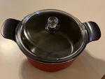 Open Box, Neoflam Nonstick 3 Qt Pot With Glass Lid. Fixed Price $25.00.