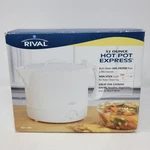 Rival Hot Pot Express 32OZ Electric Water Boiler & Cooker White 4071 Wn New. Fixed Price $34.99.