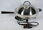 Vintage Farberware Stainless 12" Electric Skillet Fry Pan B3000 Tested & Works. Fixed Price $39.96.