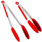 Silicone Kitchen Tongs For Cooking 9+12 Inch Heat-resistant Stainless Steel.... Fixed Price $15.56.